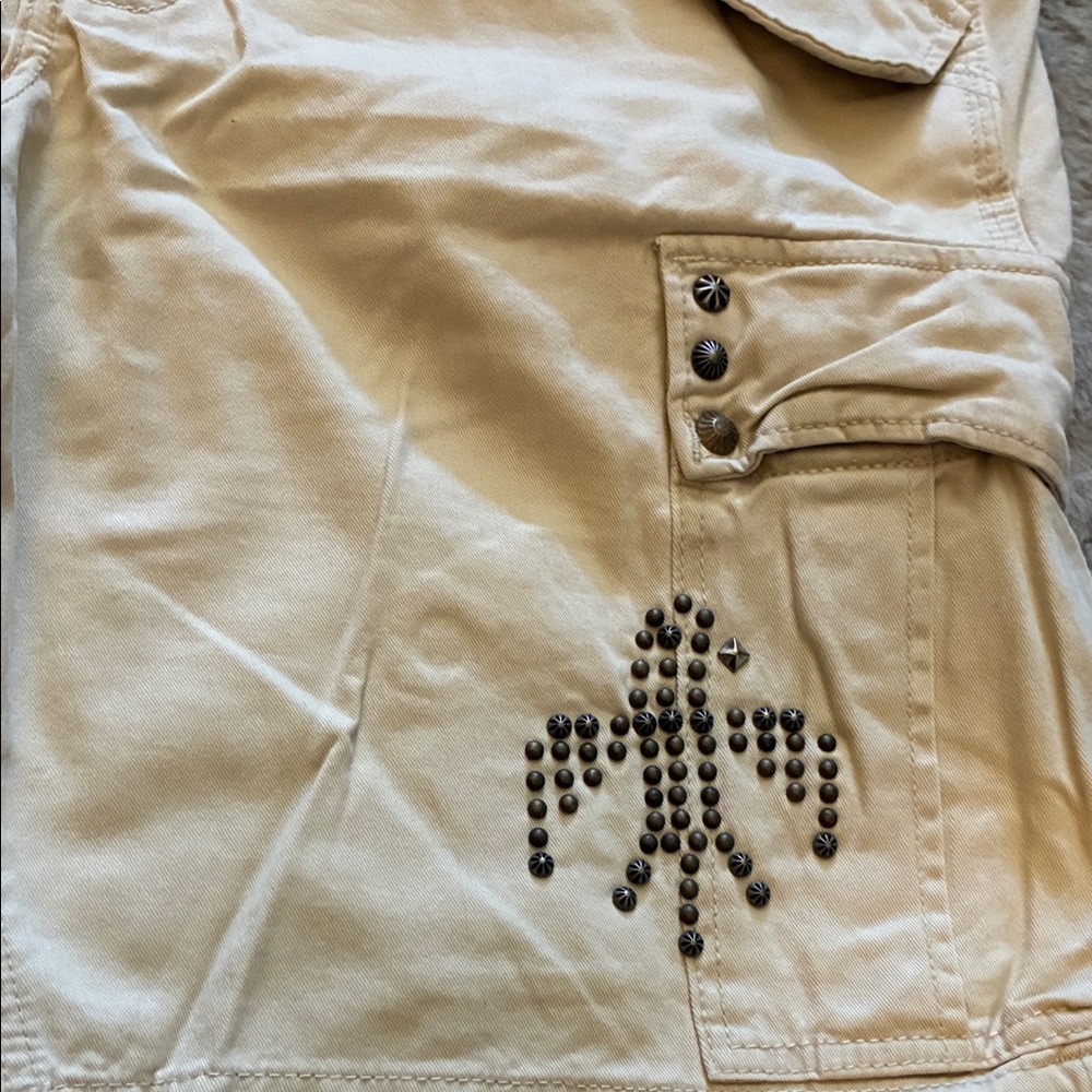 DENIM & SUPPLY BY RALPH LAUREN Men's off White/ khaki Cargo Shorts - Picture 3 of 7
